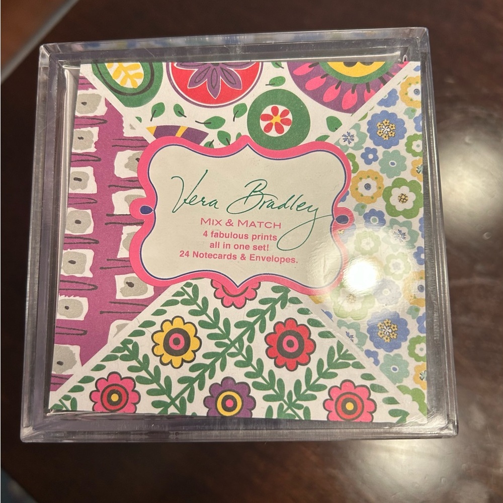 Vera Bradley Multicolor Floral Notecard Set - Picture 2 of 6